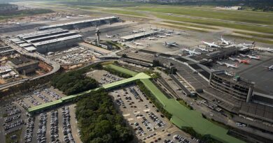 GRU Airport, o Aeroporto Internacional de São Paulo, vai inaugurar a praça Pick Up para embarque em carros de aplicativo