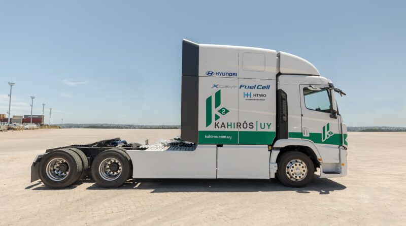 Hyundai Motor Apresenta Frota de Caminhões XCIENT Fuel Cell na América do Sul para Impulsionar Logística de Emissão Zero no Uruguai