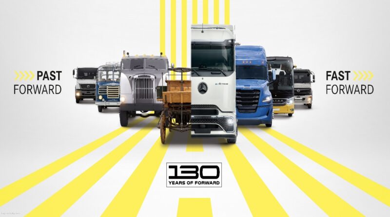 Do primeiro caminhão ao futuro do transporte – Daimler Truck celebra “130 Years of Forward”