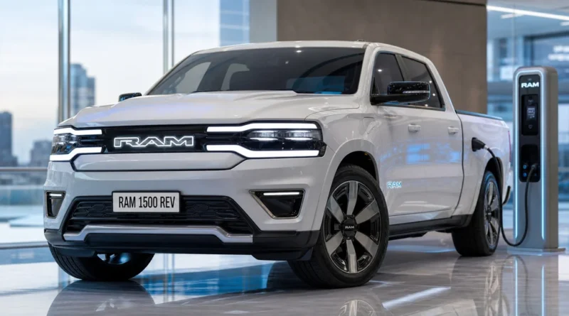 Ram 1500 REV: nova picape 100% elétrica, com bateria de 229 kWh